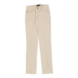 Vintage beige Just Cavalli Trousers - womens 29" waist