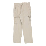 Vintage beige Contro Vento Cargo Trousers - mens 34" waist