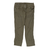 Vintage khaki Unbranded Trousers - womens 30" waist