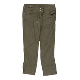 Vintage khaki Unbranded Trousers - womens 30" waist
