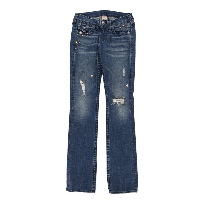 Billy True Religion Jeans - 27W UK 4 Dark Wash Cotton