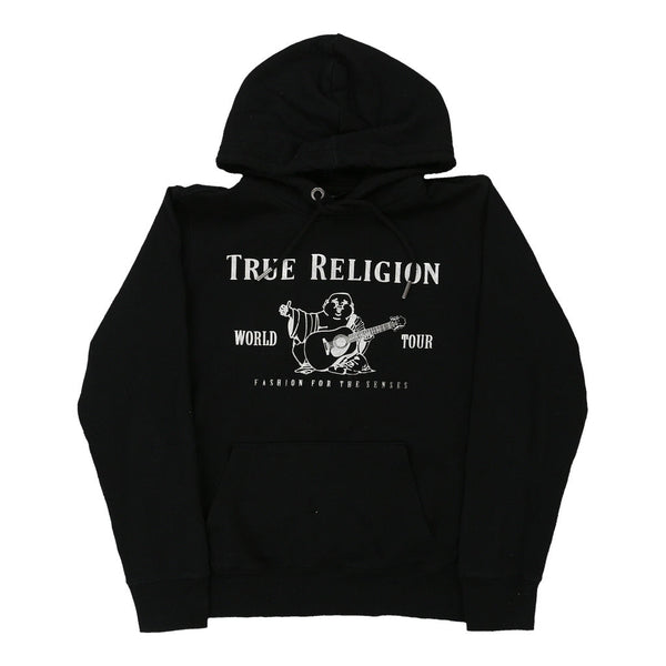 Vintage black True Religion Hoodie - mens medium