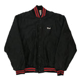 Vintage black Made in USA Milton Richard Leslie Varsity Jacket - mens large