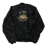 Vintage black St. Croix Turtle Lake Unbranded Varsity Jacket - mens x-large