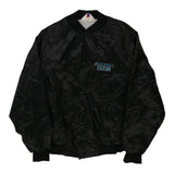 Vintage black Made in USA Hole in The Wall Casino West Ark Varsity Jacket - mens x-large