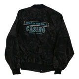 Made in USA Hole in The Wall Casino West Ark Varsity Jacket - XL Black Nylon Blend