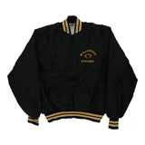 Made in USA Beachwood Football Gem Varsity Jacket - 2XL Black Nylon Blend