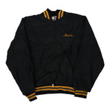 Made in USA Sayville Tennis Rennoc Varsity Jacket - Large Black Nylon Blend