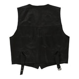 Vintage black Unbranded Waistcoat - mens x-large