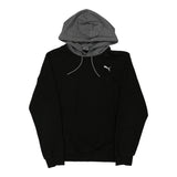 Vintage black Puma Hoodie - mens small