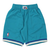 Vintage blue Charlotte Hornets Mitchell & Ness Sport Shorts - mens x-small
