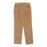 Vintage beige Carrera Cord Trousers - mens 34" waist