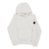 Vintage white Age 10 Stone Island Hoodie - boys medium