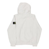 Vintage white Age 10 Stone Island Hoodie - boys medium