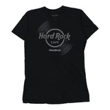Vintage black Valencia Hard Rock Cafe T-Shirt - womens small