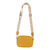 Vintage yellow Charro Crossbody Bag - womens no size