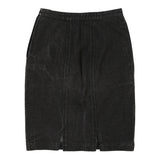 Vintage black Unbranded Denim Skirt - womens 24" waist