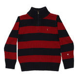 Vintage block colour Age 6 Ralph Lauren 1/4 Zip - boys small