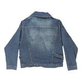 Vintage blue Y2K Unbranded Denim Jacket - womens small