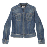 Vintage blue Y2K Gas Denim Jacket - womens large