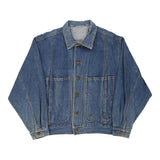 Vintage blue Y2K Unbranded Denim Jacket - womens medium