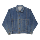 Vintage blue Y2K Unbranded Denim Jacket - womens medium