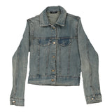 Vintage light wash Y2K Extyn Denim Jacket - womens small