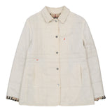 Burberry London Jacket - Small Cream Cotton