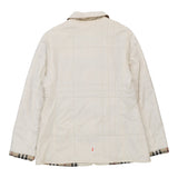 Burberry London Jacket - Small Cream Cotton