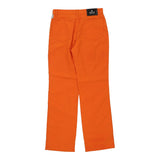 Versace Jeans Couture Trousers - 28W UK 8 Orange Nylon Blend