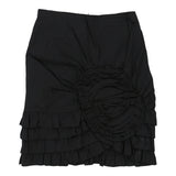 Vintage black Unbranded Mini Skirt - womens 32" waist