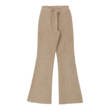 Vintage beige Benetton Cord Trousers - womens 22" waist