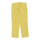 Vintage yellow Max Mara Trousers - womens 32" waist