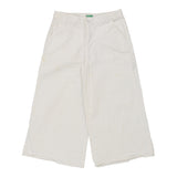 Vintage white Benetton Shorts - womens 28" waist