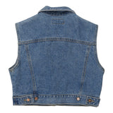 Vintage blue Made In USA Billy Blues Denim Gilet - womens small