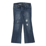 Amethyst Jeans - 34W UK 12 Blue Cotton