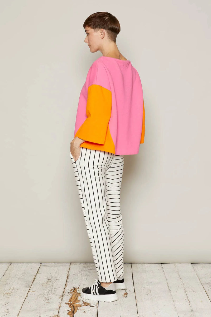 Debbie Top (Pink & Orange)