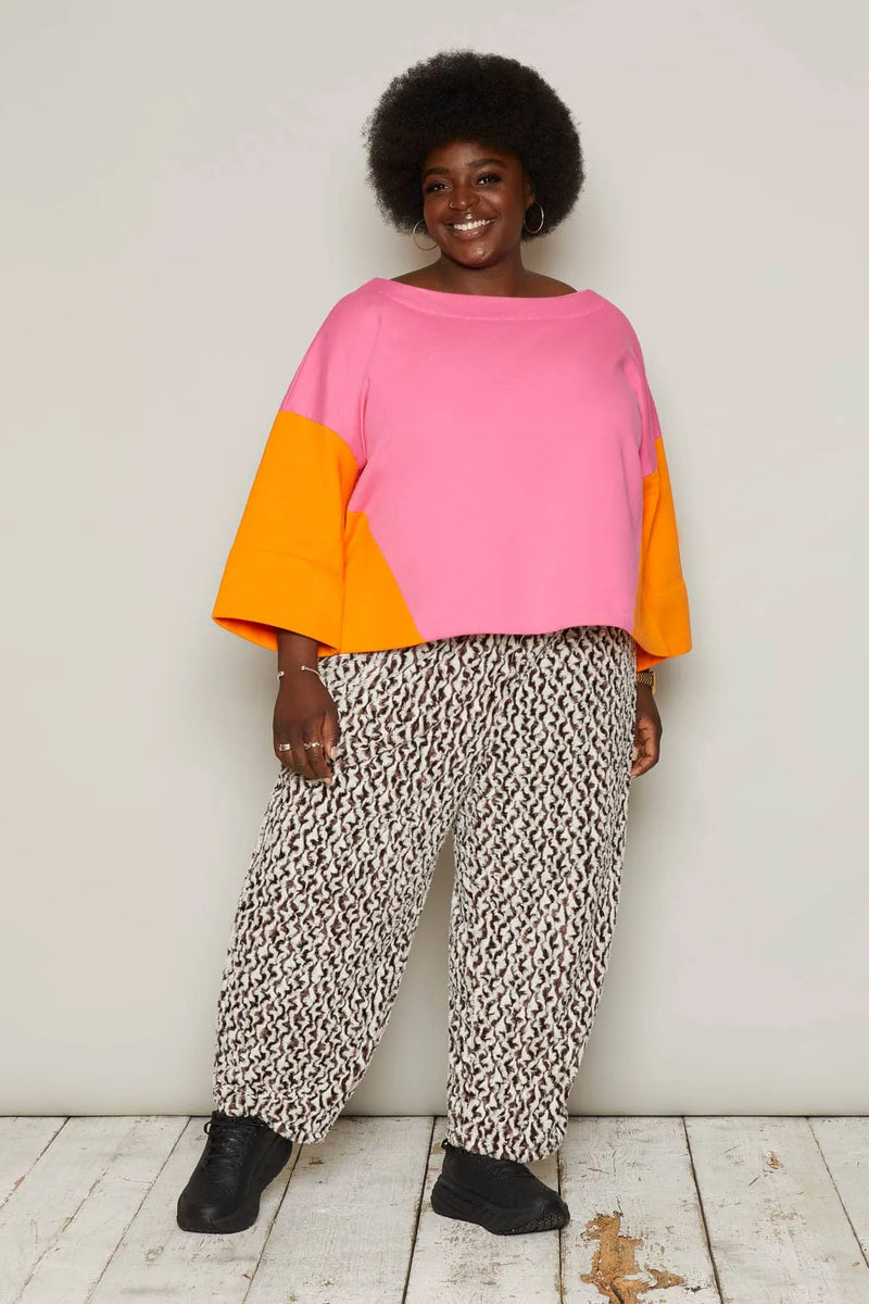 Debbie Top (Pink & Orange)