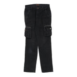 Forex Cargo Trousers - 32W 31L Black Cotton