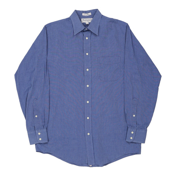 Burberry London Shirt - Large Blue Cotton