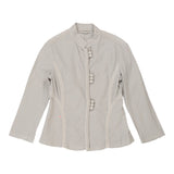 Emporio Armani Jacket - Small Beige Linen Blend