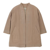 Byblos Embroidered Jacket - Medium Brown Wool