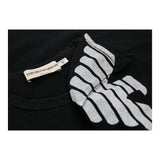 Emporio Armani Long Sleeve T-Shirt - Medium Black Cotton