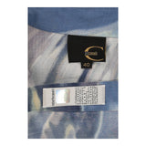 Just Cavalli Patterned Shirt - XS Blue Cotton