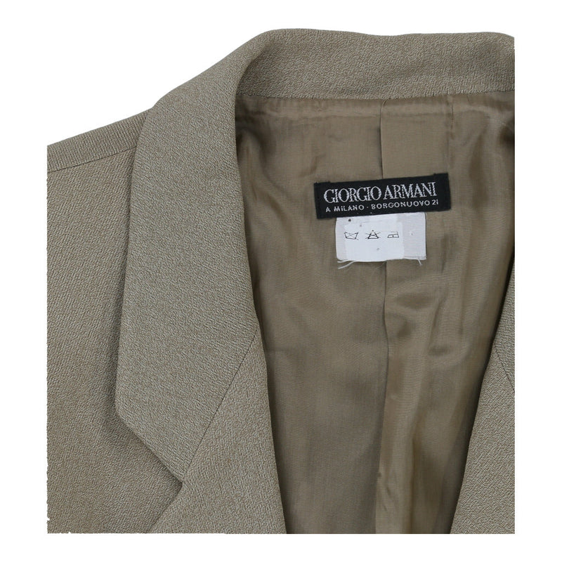Giorgio Armani Blazer - Large Brown Wool