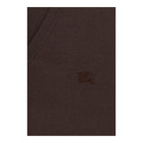 Burberry London V-Neck Jumper - Medium Brown Cotton