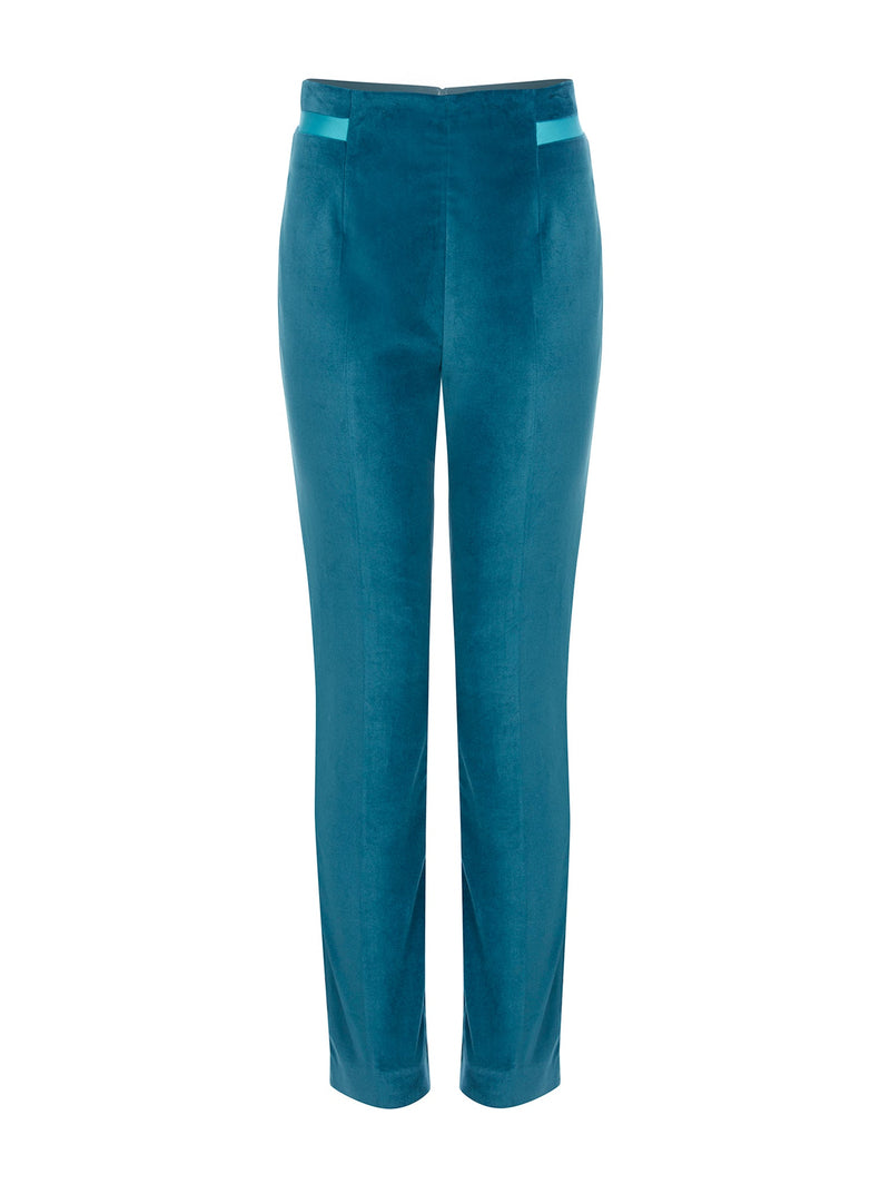 BUD | High-Waist Velvet Trousers