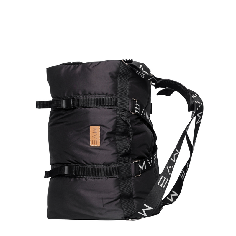 Sports Vegan Backpack black - Made with ocean plastic