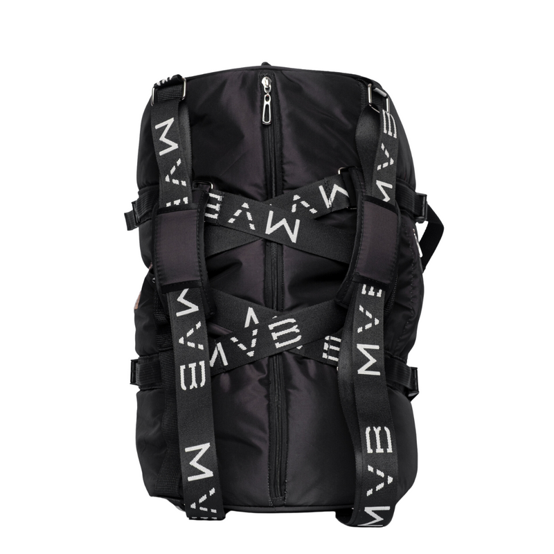 Sports Vegan Backpack black - Made with ocean plastic