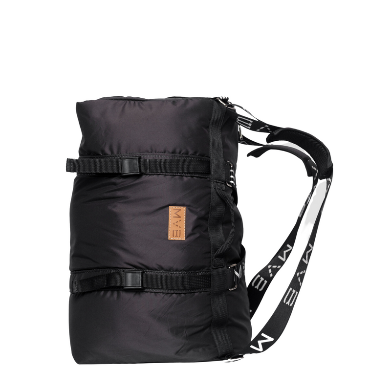 Sports Vegan Backpack black - Made with ocean plastic